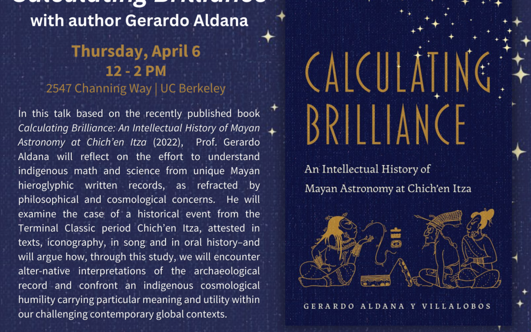 Calculating Brilliance with author Gerardo Aldana